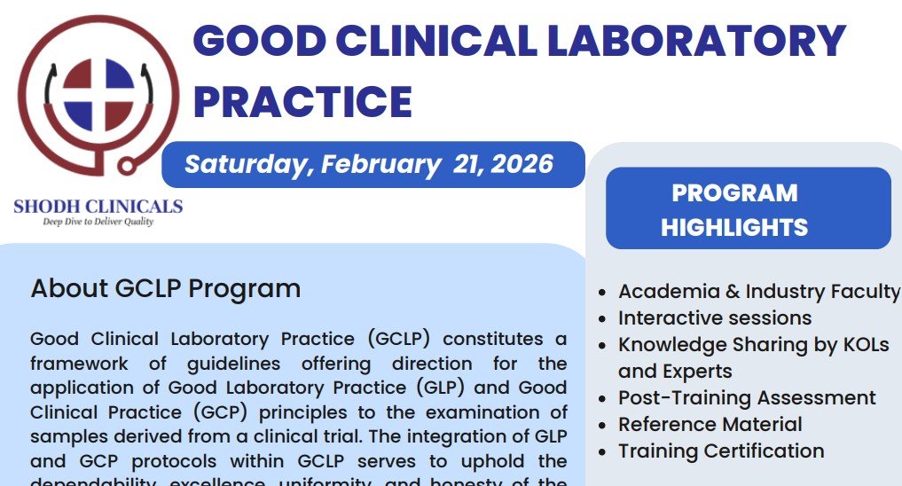 Good Clinical Laboratory Practice